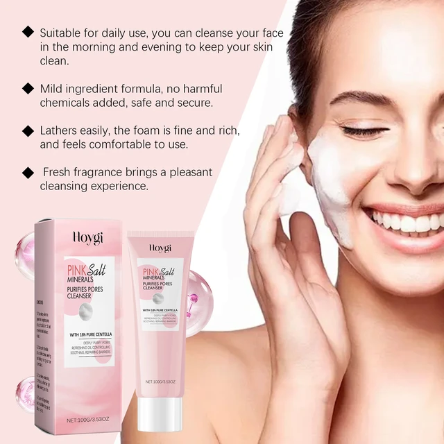 Alt view image 3 of 6 - Hydrating & Non-Drying Formula, Removes Impurities, Gentle Facial Cleanser for Deep Pore Cleaning