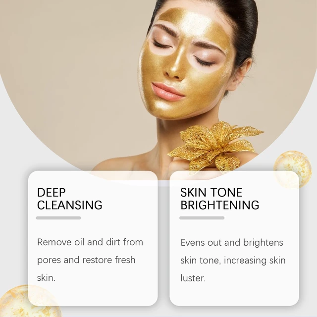 Alt view image 3 of 6 - Golden Peel-Off Facial Mask for Daily Hydration and Moisturizing Skincare