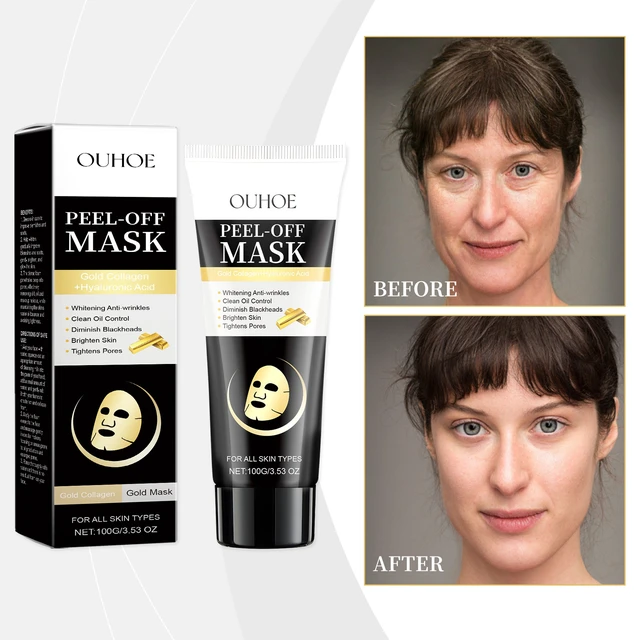 Alt view image 2 of 6 - Golden Peel-Off Facial Mask for Daily Hydration and Moisturizing Skincare