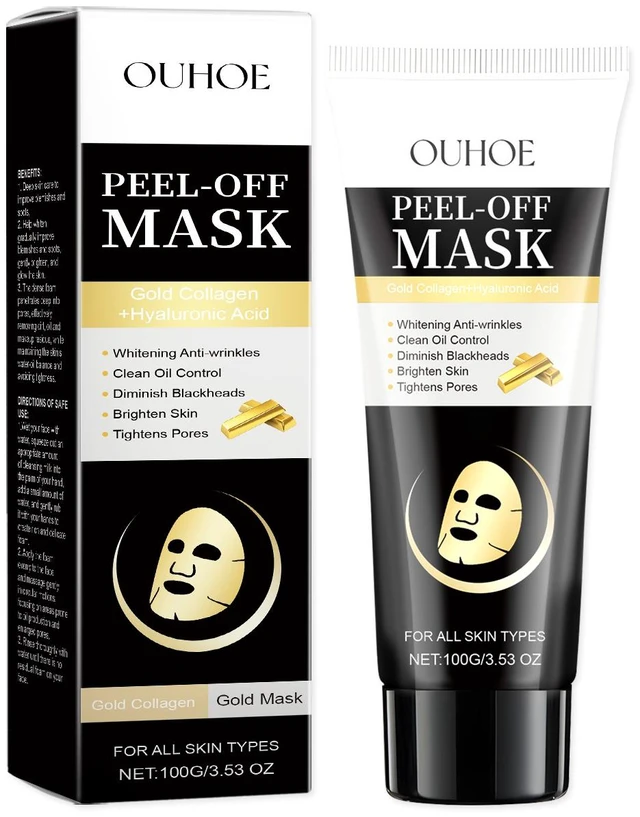Main image of Golden Peel-Off Facial Mask for Daily Hydration and Moisturizing Skincare