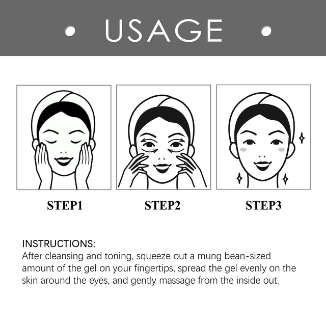 Alt view image 4 of 4 - Hydrating Eye Skin Cream, West Month Firming Eye Gel for Reducing Fine Lines & Under-Eye Puffiness
