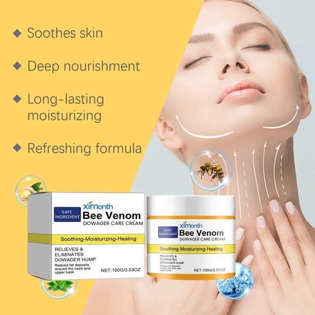 Alt view image 3 of 6 - Repairs Rich Bag Neck, Neck & Back Discomfort, ximonth Bee Venom Imperial Concubine Neck Care Cream - Relieves Shoulder