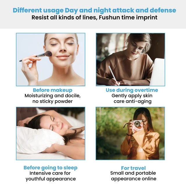 Alt view image 4 of 6 - Skin Tightening & Gentle Brightening Essence Oil, Deep Moisturizing, Hyaluronic Acid Serum for Face