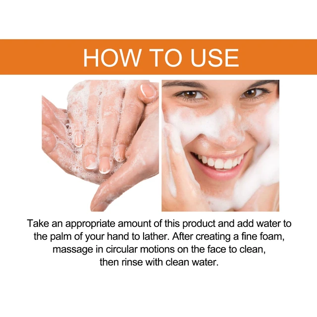 Alt view image 6 of 6 - Turmeric Face Wash Deep Clean Repair Barrier Moisturizing Brightening Hydration Skin Care