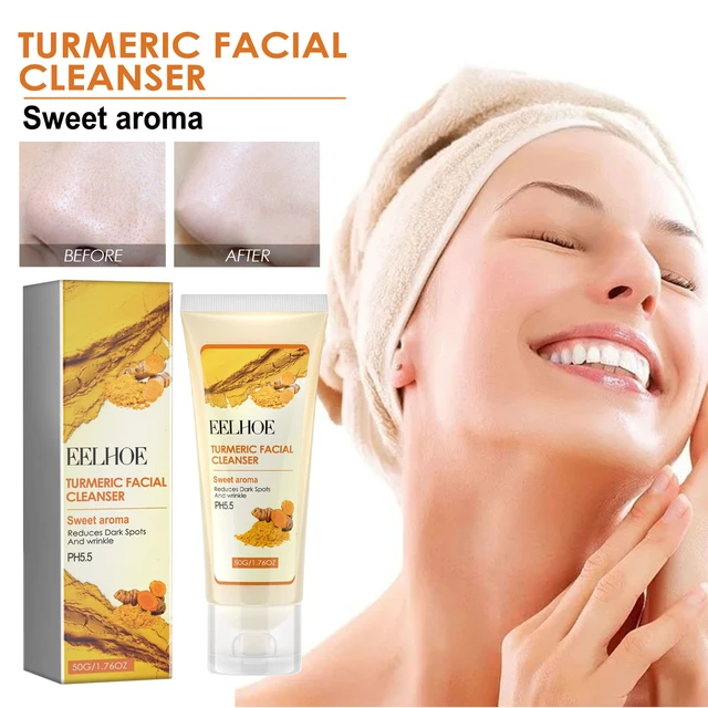 Alt view image 2 of 6 - Turmeric Face Wash Deep Clean Repair Barrier Moisturizing Brightening Hydration Skin Care