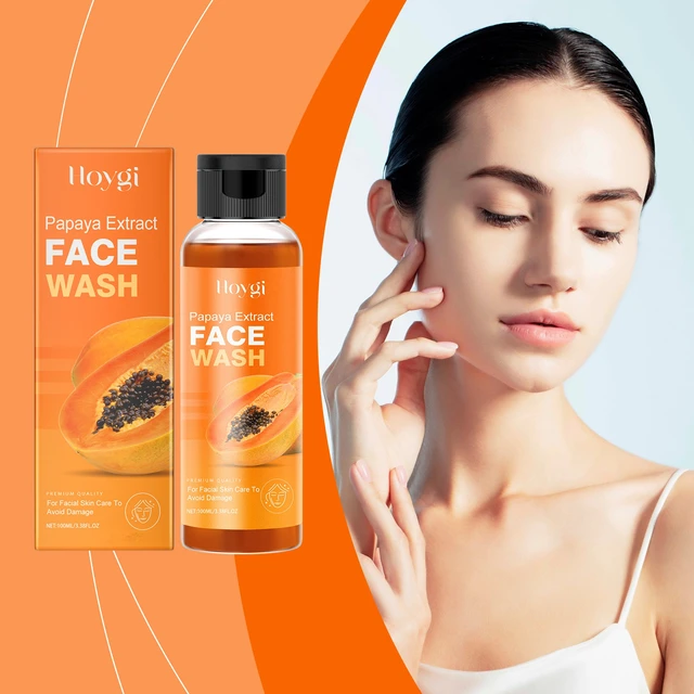 Alt view image 2 of 6 - Papaya Face Wash Hydrating Non-Drying Cleanser for Skin Renewal & Moisture