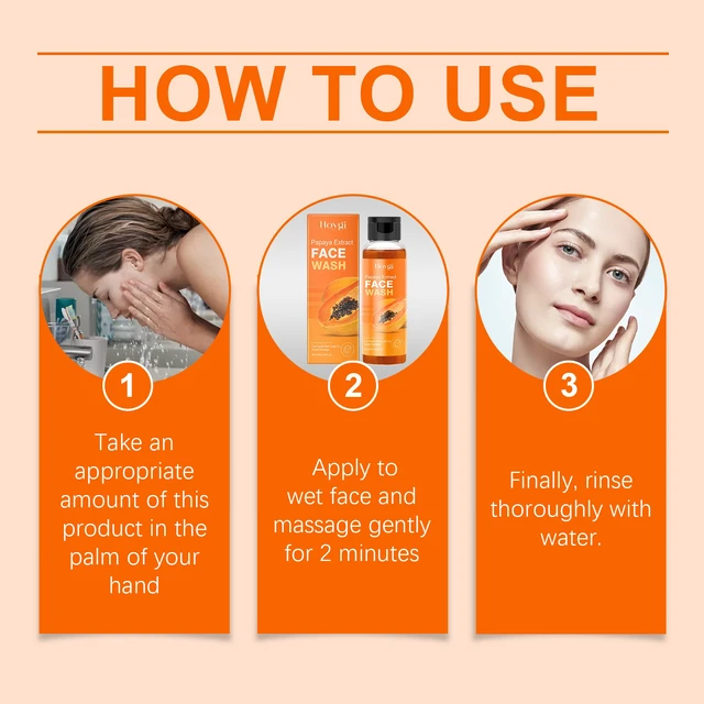 Alt view image 6 of 6 - Papaya Face Wash Hydrating Non-Drying Cleanser for Skin Renewal & Moisture