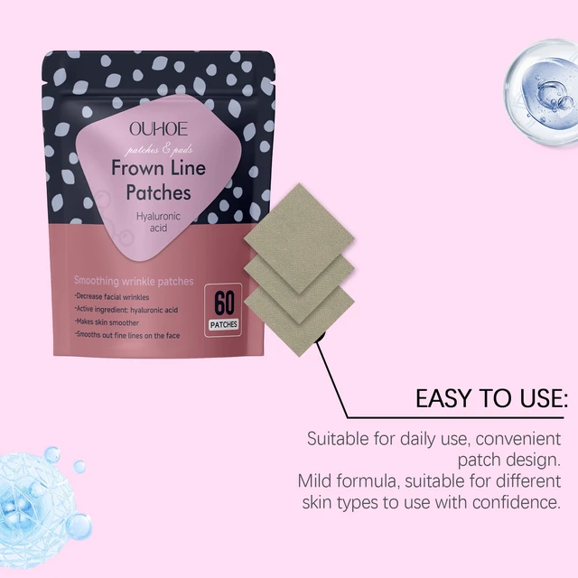 Alt view image 2 of 4 - Anti-Wrinkle Face Patches for Forehead & Eye Lines - Hydrating Skin Care Strips