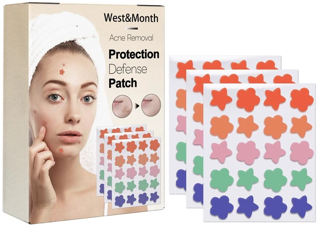 Main image of West & Month Invisible Color-Shaped Acne Patches Portable Spot Treatment