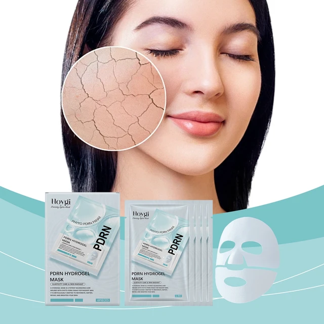 Alt view image 2 of 7 - Hydrating & Brightening Facial Mask Box - Nourishing Skin Care for Elasticity and Radiant Complexion