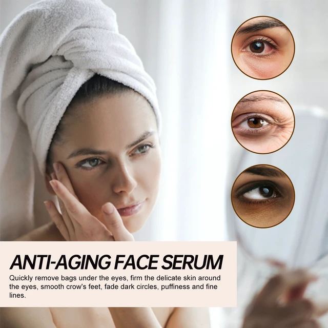 Alt view image 3 of 7 - Anti-Wrinkle Eye Serum Reduces Puffiness Dark Circles Hydrating Firming Essence