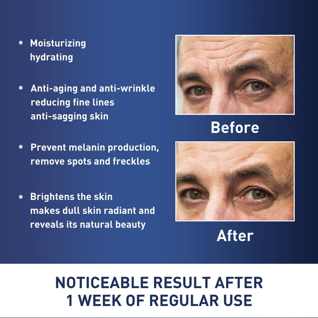 Alt view image 3 of 5 - Wrinkle Reduction & Skin Repair, Men's Anti-Aging Moisturizing Face Cream - Hydrating
