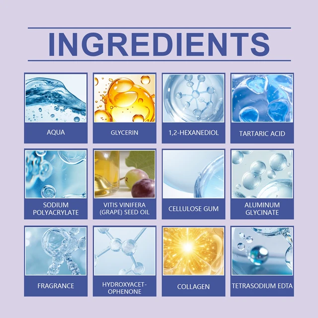 Alt view image 4 of 5 - Collagen Hydrating Eye Mask Gentle Nourishment for Radiant and Elastic Skin