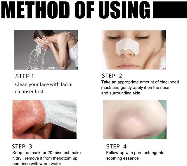Alt view image 6 of 7 - Deep Cleansing Nose Strip for Blackhead and Acne Removal - Peel Off Pore Refining Mask