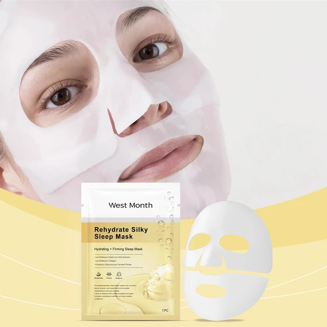 Alt view image 2 of 6 - Moisturizing & Soothing Skin Care, West Month Collagen Hydrating Face Mask (Bag) 3-in-1 Nourishing