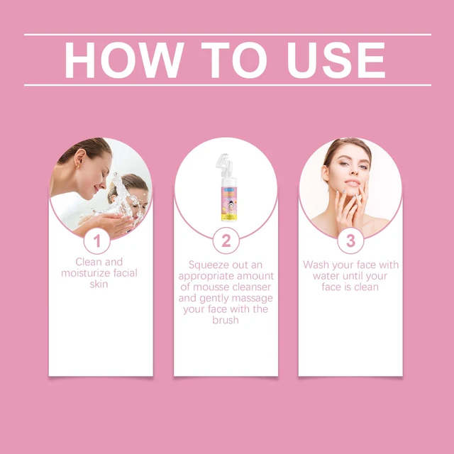 Alt view image 6 of 6 - Turmeric Kojic Acid Foaming Face Wash Hydrating Gentle Deep Cleansing Skin Clarifying Mousse