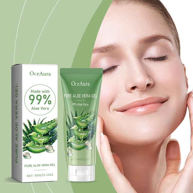Alt view image 2 of 6 - Acne Relief & Sun After-Sun Moisturizer Cream, Aloe Vera Gel for Face - Hydrating Skin Care