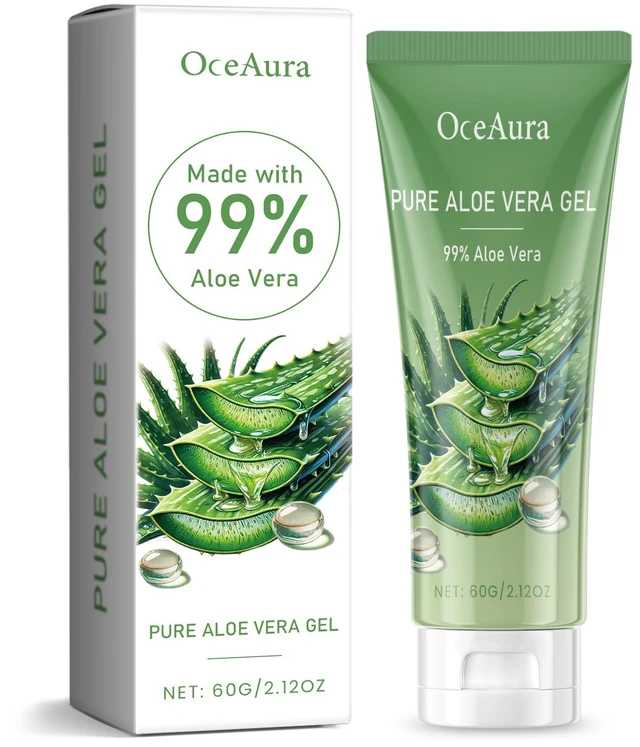 Main image of Acne Relief & Sun After-Sun Moisturizer Cream, Aloe Vera Gel for Face - Hydrating Skin Care