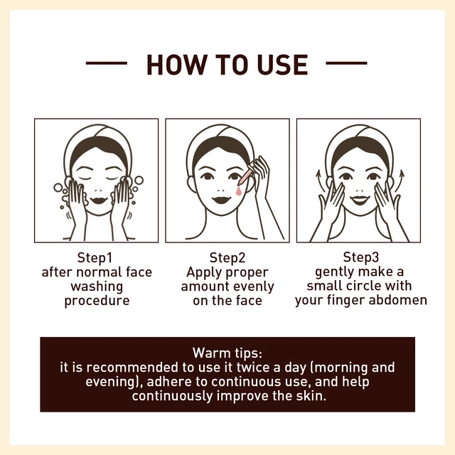 Alt view image 6 of 6 - Firming & Brightening Essence, Hydrating, Skin Repairing, Rice Extract Anti-Wrinkle Serum