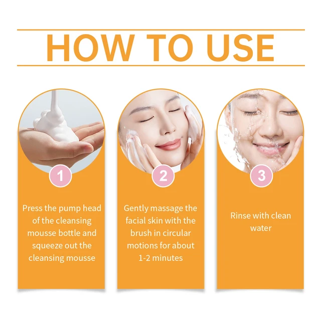 Alt view image 6 of 6 - Turmeric Foaming Face Wash - Gentle Deep Pore Cleanser for Brightening & Soft Skin Care