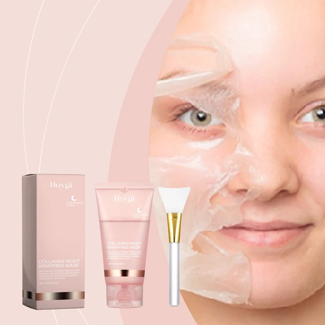 Alt view image 2 of 7 - Collagen Peeling Eye Mask Hydrating Deep Cleansing Pore Refining Moisturizing Skin Care