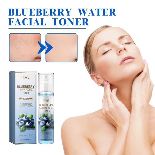 Alt view image 2 of 6 - Deep Cleansing Facial Essence with Anti-Wrinkle & Brightening Cream, HOYGI Natural Blueberry Hydrating Toner