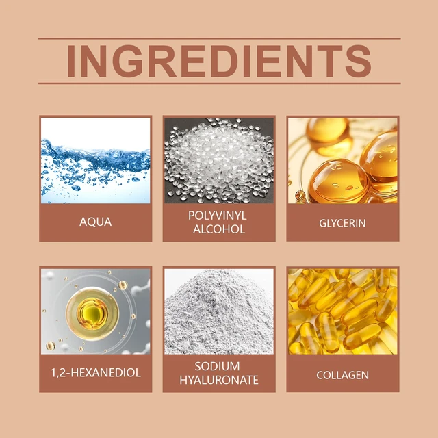 Alt view image 5 of 6 - Moisturizing & Brightening for Fine Lines, Collagen Tear Off Mask - Hydrating