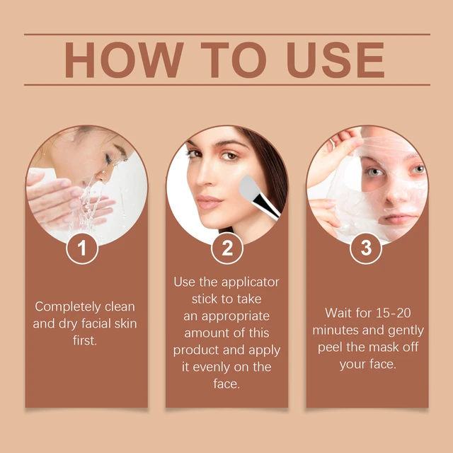 Alt view image 6 of 6 - Moisturizing & Brightening for Fine Lines, Collagen Tear Off Mask - Hydrating