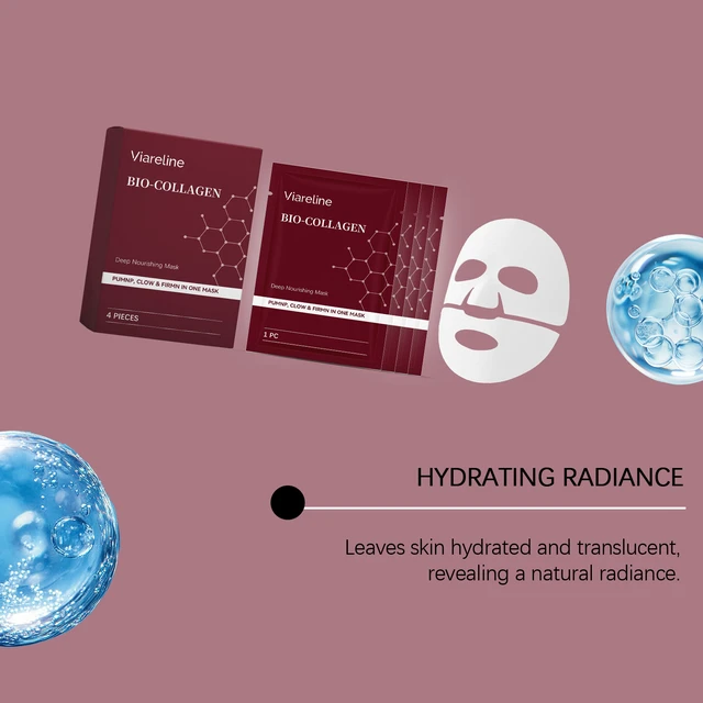 Alt view image 2 of 5 - Daily Gentle Collagen Hydrating Face Mask for Brightening and Refreshing Skin