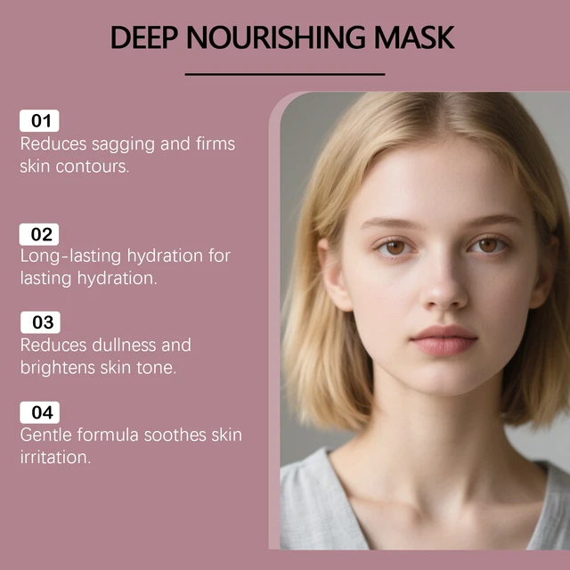 Alt view image 3 of 5 - Daily Gentle Collagen Hydrating Face Mask for Brightening and Refreshing Skin