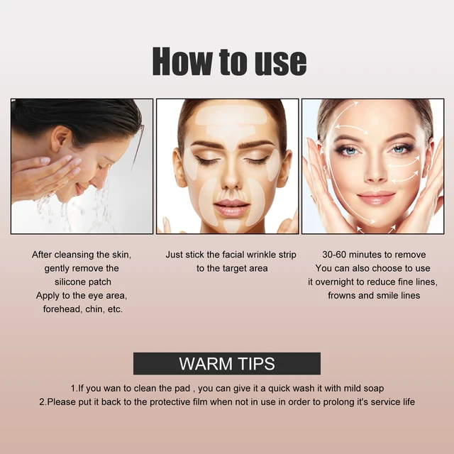 Alt view image 6 of 6 - Moisturizing Facial Care Patch for Skin Line Contour and Fine Lines Reduction