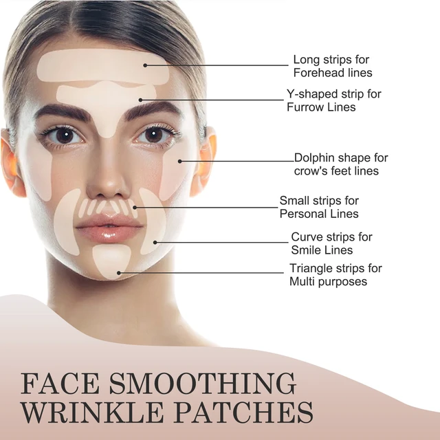 Alt view image 4 of 6 - Moisturizing Facial Care Patch for Skin Line Contour and Fine Lines Reduction