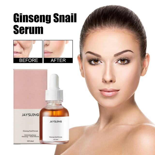 Alt view image 2 of 6 - Hydrated & Moisturized Skin Tone Enhancement, Ginseng Snail Serum for Radiant