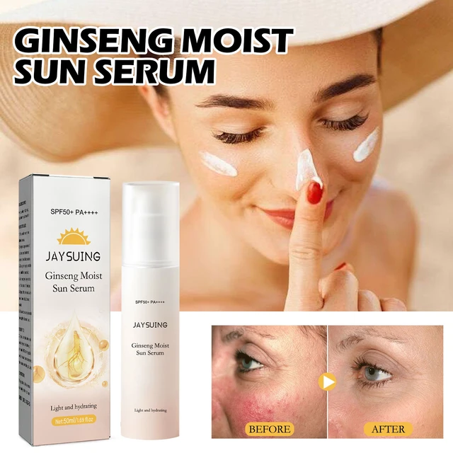 Alt view image 2 of 7 - Ginseng Hydrating Protective Serum Natural Makeup Refreshing Anti-UV Essence