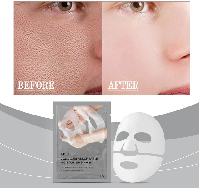 Alt view image 2 of 6 - Collagen Hydrating Sheet Mask - Nourishing & Moisturizing Skin Care Patch
