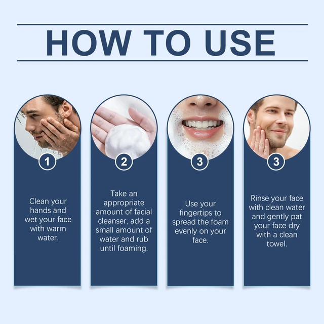 Alt view image 6 of 6 - Hydrating & Refreshing Cleanser That Won't Tighten Skin, Men's Amino Acid Gentle Face Wash