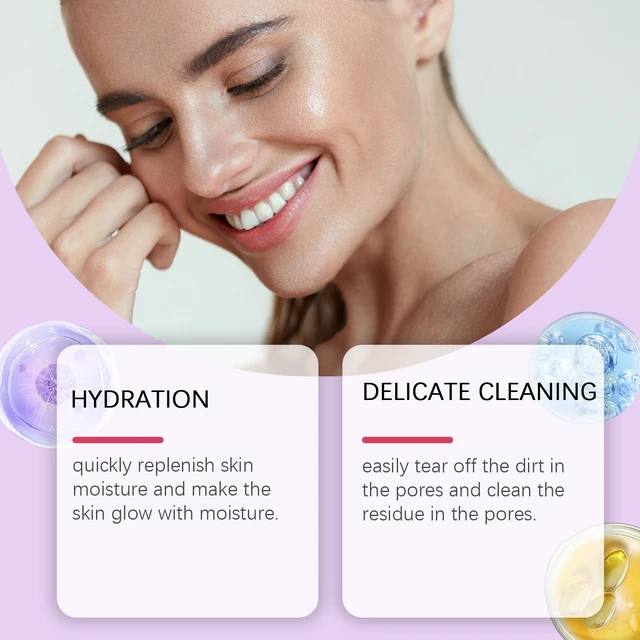 Alt view image 2 of 5 - Collagen Hydrating Tear Mask with Brush - Gentle Moisturizer for Smooth Facial Skin Care
