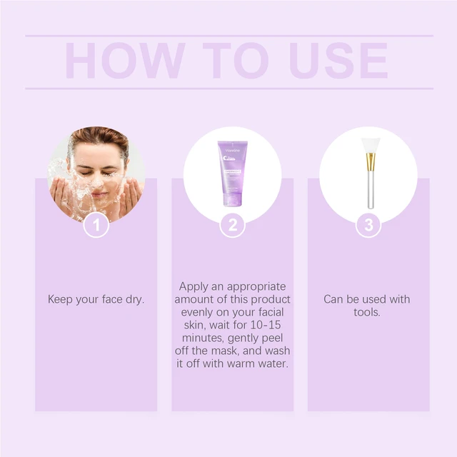 Alt view image 5 of 5 - Collagen Hydrating Tear Mask with Brush - Gentle Moisturizer for Smooth Facial Skin Care