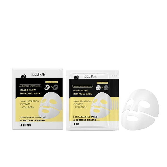 Alt view image 7 of 7 - Boxed Snail Mucin Hydrating Face Mask - Triple Action Moisturizing & Firming Skin Care