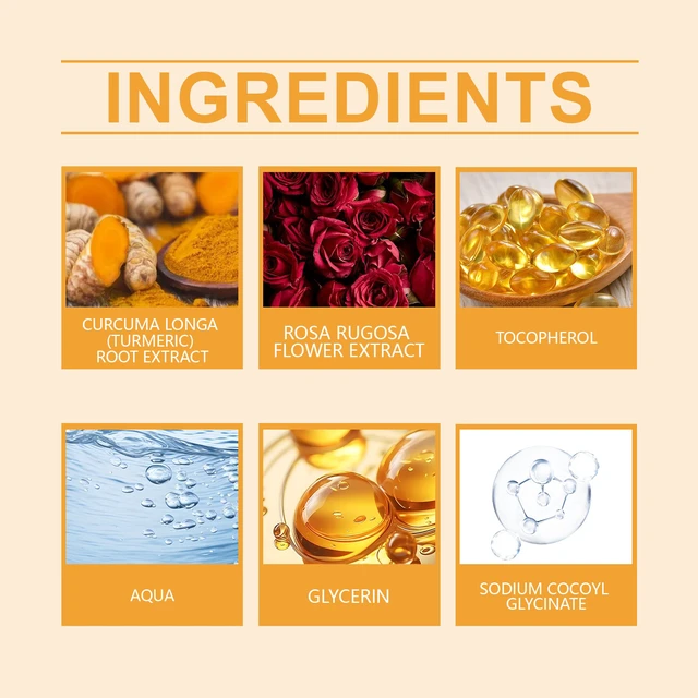 Alt view image 5 of 6 - Hydrating & Nourishing Skincare without Tightness, Turmeric Face Wash for Gentle Deep Cleansing