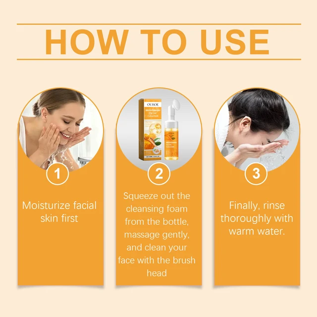 Alt view image 6 of 6 - Hydrating & Nourishing Skincare without Tightness, Turmeric Face Wash for Gentle Deep Cleansing