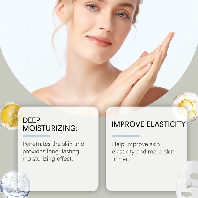 Alt view image 3 of 7 - Collagen Hydrating Sheet Mask for Firming and Lifting Facial Skin Care