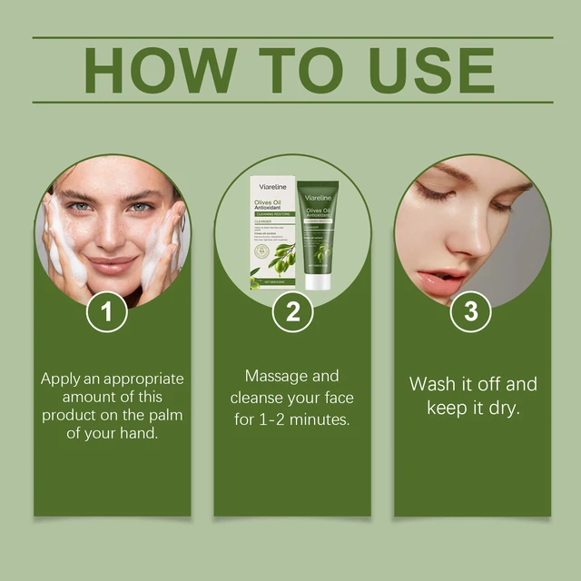 Alt view image 5 of 5 - Smooth Texture, Olive Oil Gentle Cleanser for Soothing Dry Skin and Achieving a Fine