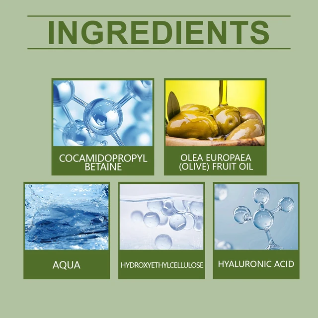 Alt view image 4 of 5 - Smooth Texture, Olive Oil Gentle Cleanser for Soothing Dry Skin and Achieving a Fine