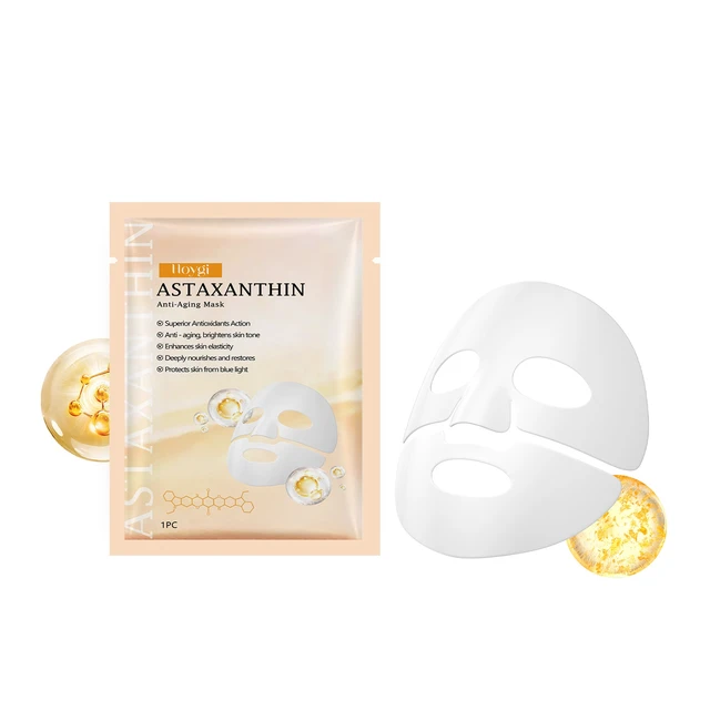 Alt view image 6 of 6 - Astaxanthin Anti-Wrinkle Face Mask (Bag) Soft Hydrating Moisturizing Skin Care
