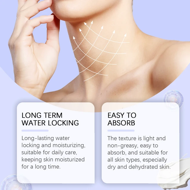 Alt view image 3 of 5 - Refreshing Moisturizer for Body Skin Care, Hydrating Neck Firming Cream