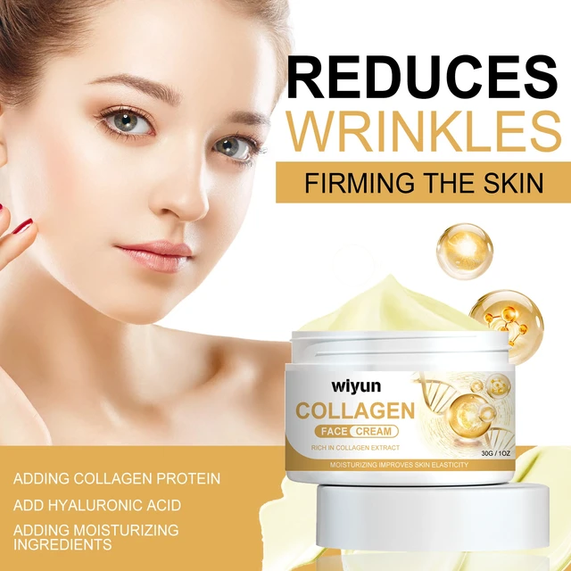 Alt view image 2 of 6 - Hydrating & Anti-Wrinkle Care, WIYUN Collagen Moisturizing Cream for Firming