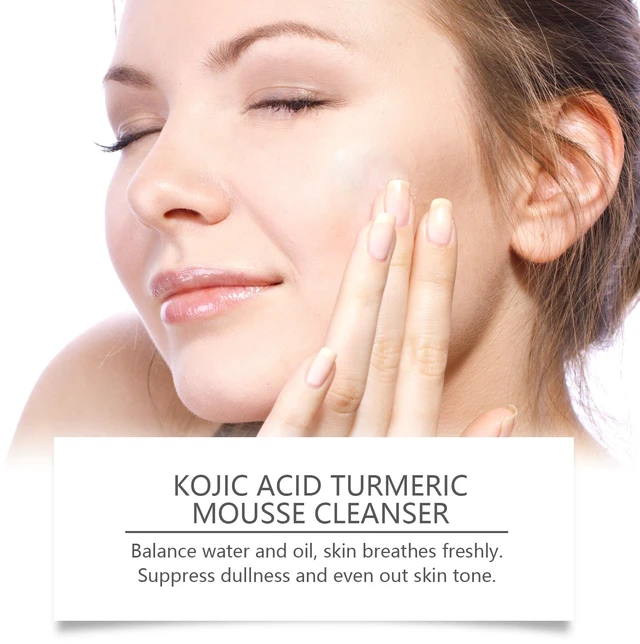 Alt view image 4 of 6 - Exfoliating & Massage - Mild Skin Care Wash, Gentle Turmeric Facial Cleanser for Moisturizing