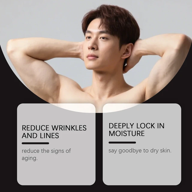 Alt view image 2 of 5 - Nourishing Lubricant for Soft and Tender Skin Care, Men's Hydrating Facial Cream