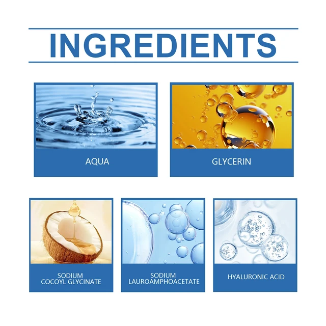 Alt view image 5 of 6 - Moisturized & Hydrated Skin, Hyaluronic Acid Facial Cleanser - Gentle Foaming Wash for Soft